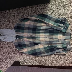 hooded flannel jacket